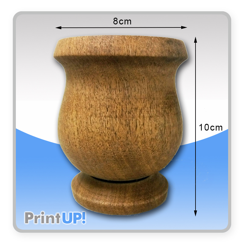 Mate Algarrobo Modelo Bocón - LISO - Imagen 2