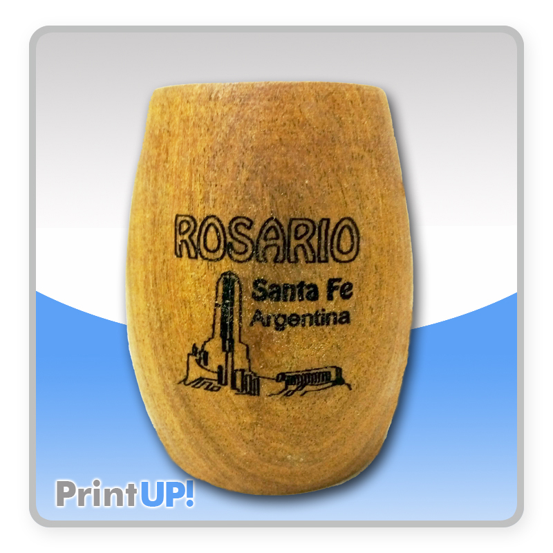 Mate Algarrobo Modelo Huevito - PERSONALIZADO LÁSER